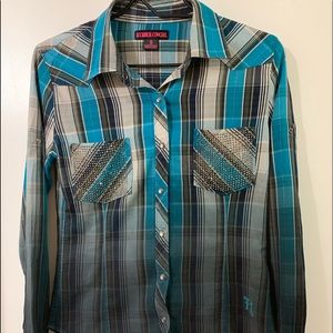 Rock&Roll Cowgirl Plaid Shirt